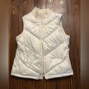Old Navy Off-White Puffer Vest